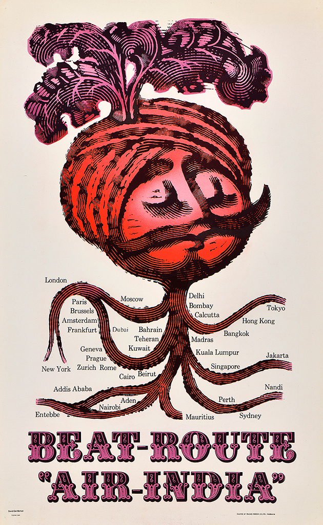 A woodcut illustration of a mustachioed figure wearing a turban shaped like a beet-root.