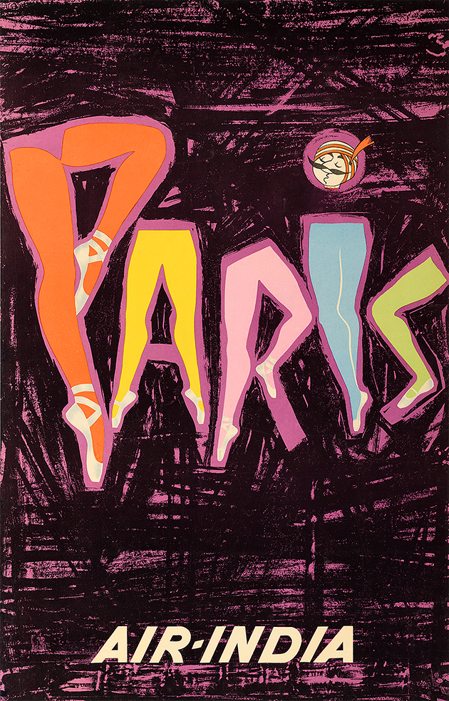 A photo-offset poster legs spelling out 